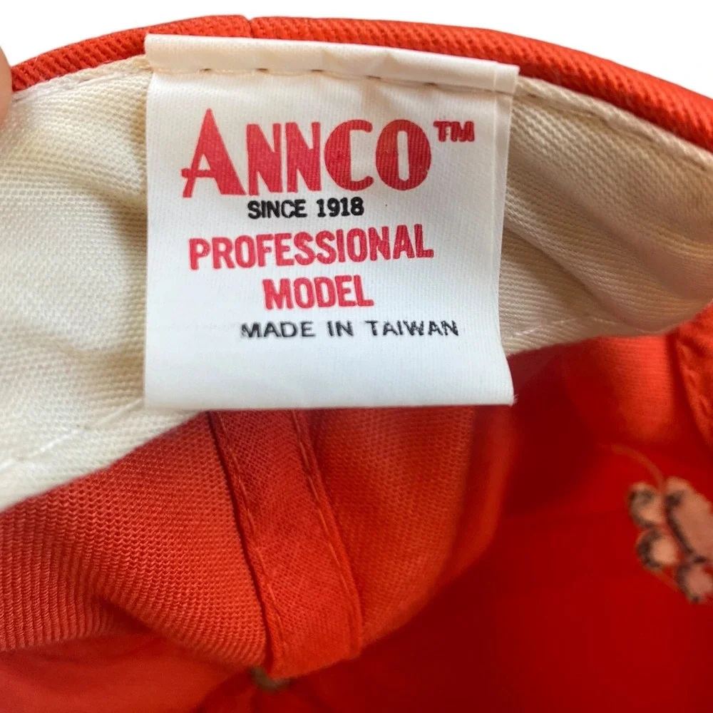 Vintage Clemson Tigers Snapback Hat Cap Football 90s‎ Orange Paw OSFA